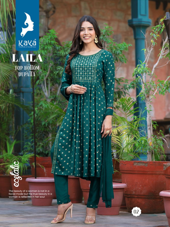 Kaya Laila Designer Readymade Suits Catalog
